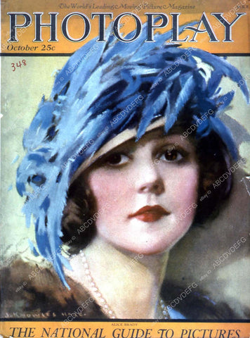 Alice Brady Photoplay magazine cover 35m-1010