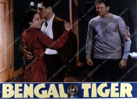Barton MacLane June Travis Warren Hull film Bengal Tiger 35m-10409