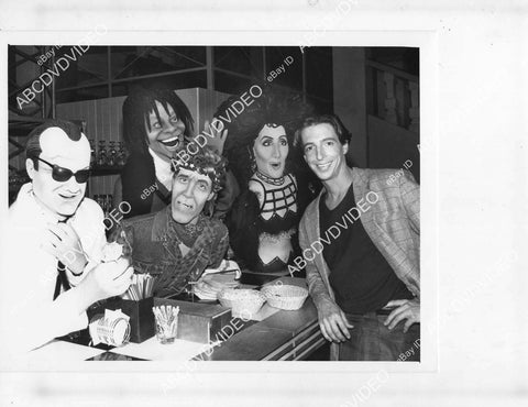 crp-80265 Ron Reagan w Kroft Puppets of Cher, Jack Nicholson, Whoopie Goldberg, Bruce Springsteen TVM Redeye Express crp-80265