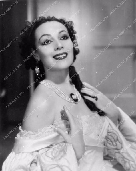 Dolores Del Rio fashion shot in white wig Madame DuBarry 197-15 ...