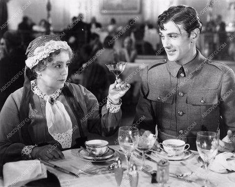 Beryl Mercer toasts w Gary Cooper film Seven Days Leave 337-13
