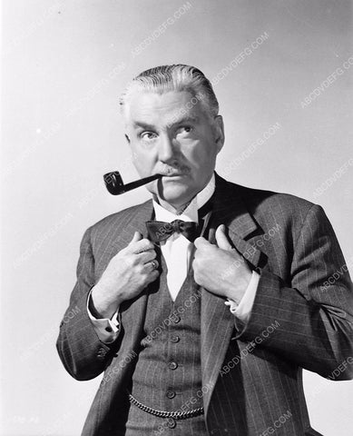 Nigel Bruce portrait with pipe film Terror by Night 338-34