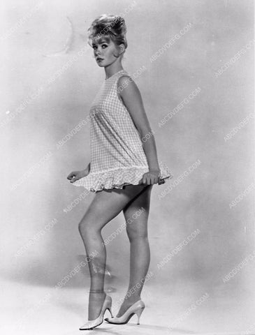 sexy Joey Heatherton pulling down her short lingerie nighty 410-07