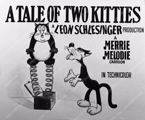 animated characters Abbott & Costello as cats cartoon A Tale of Two Kitties 412-03