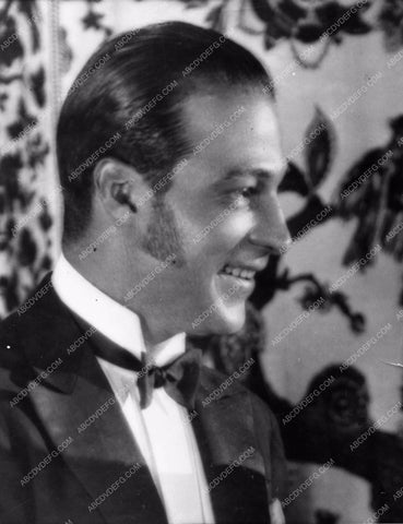 profile portrait of Rudolph Valentino in tuxedo 502-16