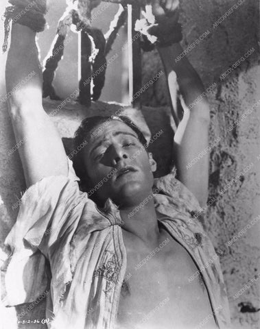 bare chested Rudolph Valentino tied up in Son of the Sheik 502-36