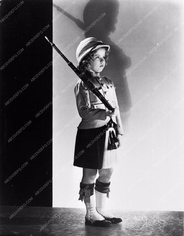 Shirley Temple goes shoulder arms in Wee Willie Winkie 563-05