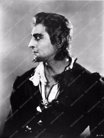 John Barrymore profile portrait silent film The Beloved Rogue 653-15