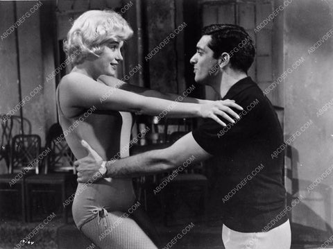 Marilyn Monroe in fishnets film Let's Make Love 654-09