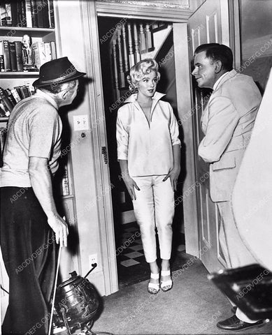 Billy Wilder Marilyn Monroe Tom Ewell film The Seven Year Itch 654-36