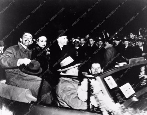 great candid photo Clark Gable Carole Lombard Gone With the Wind Premier 712-08