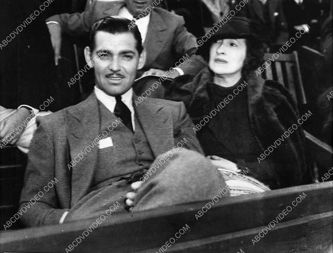 candid Clark Gable and wife Rhea Langham 713-24