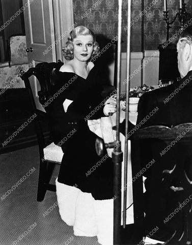 candid Jean Harlow on set film Personal Property 734-34