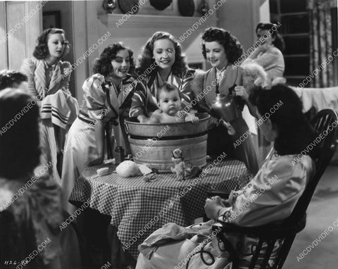 Bonita Granville Diana Lewis Martha O'Driscoll and cast film Forty Little Mothers 739-08