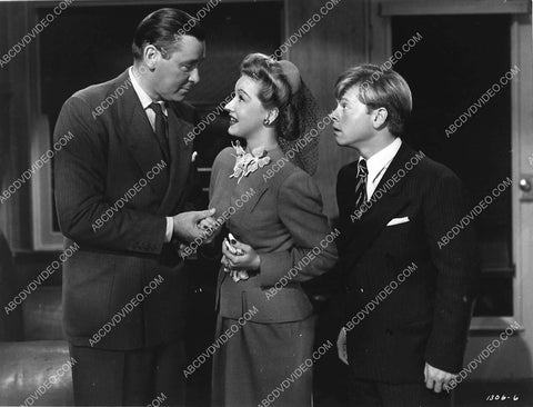 Herbert Marshall Bonita Granville Mickey Rooney film Andy Hardy's Blonde Trouble 739-12