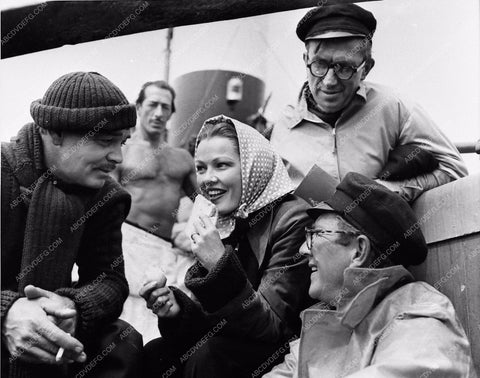 Gene Tierney Clark Gable behind the scenes Never Let Me Go 763-36