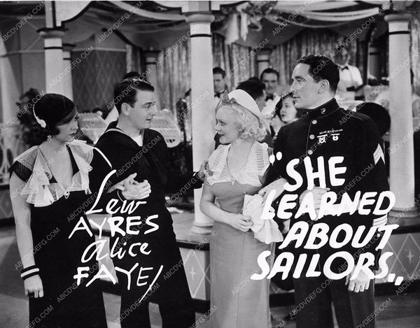 Lew Ayres Alice Faye film She Learned About Sailors 779-07 – ABCDVDVIDEO