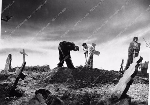 Colin Clive Dwight Frye graveyard scene from Frankenstein 807-34