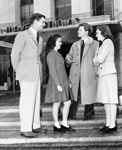 great candid Clark Gable Shirley Temple Judy Garland Mickey Rooney 868-35