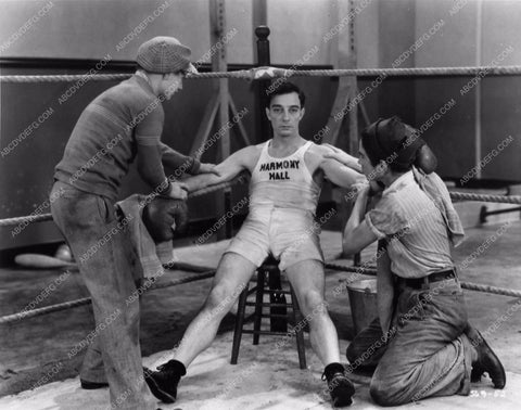 Buster Keaton in the boxing ring film Sidewalks of New York 878-01