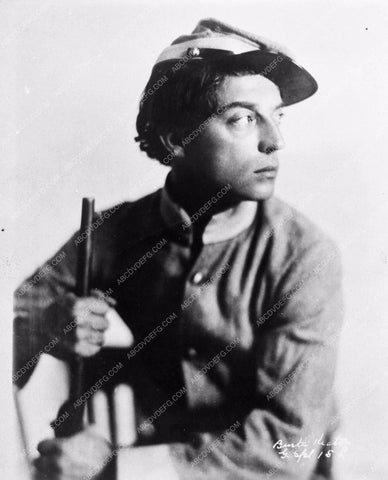 Buster Keaton profile portrait silent film The General 919-01