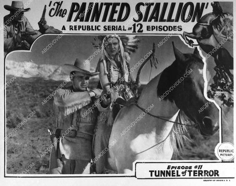 Ray Corrigan western serial film The Painted Stallion 944-19