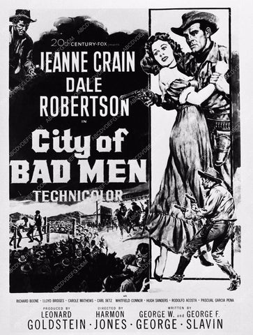 ad slick western film City of Bad Men 946-32