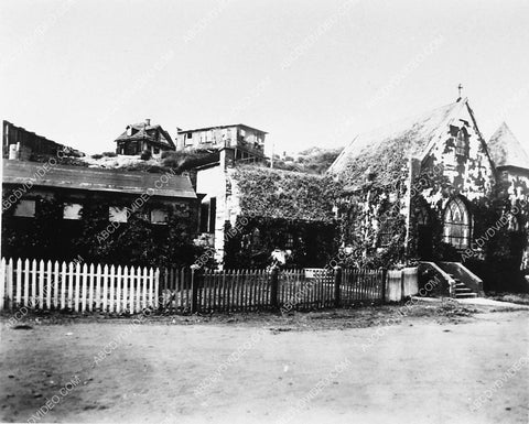 historic Los Angeles Thomas Ince Studios exterior sets and buildings 982-20