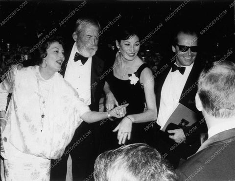 John Huston Anjelica Huston Jack Nicolson candid at event 10128-19