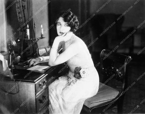 Aileen Pringle seated portrait silent film Wildlife 10266-18