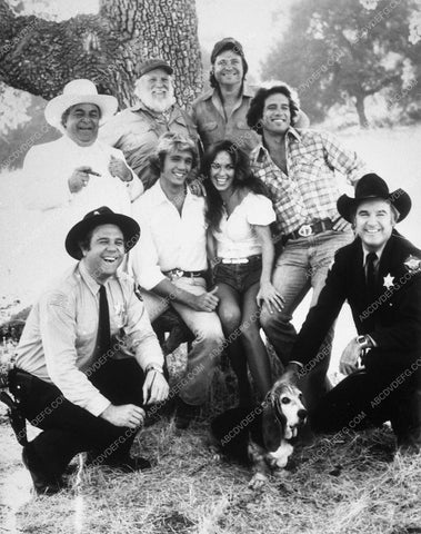 Tom Wopatt John Schneider Catherine Bach cast TV Dukes of Hazzard 10307-02