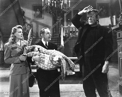 Evelyn Ankers Cedric Hardwicke Lon Chaney Jr film Ghost of Frankenstein 1036-31