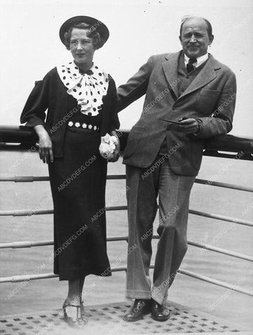 news photo Merian C. Cooper wife Dorothy Jordan return from Hawaii 10415-19