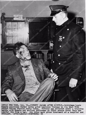 news photo Lawrence Tierney ejected from bar starts fight with cops 1104-08