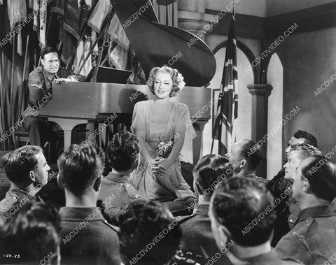 Jeanette MacDonald singing to the servicemen film Smiling Through 1106-21