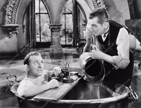 Bing Crosby in bathtub Edward Everett Horton Paris Honeymoon 1154-05