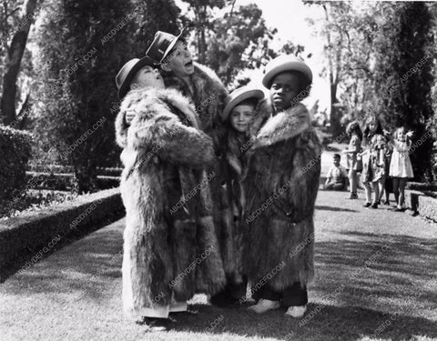 Our Gang Spanky Alfalfa Buckwheat in fur coats Alfalfa's Double 1157-22