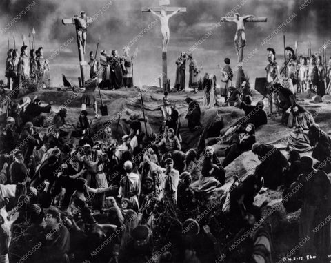 crucifixion of Jesus scene silent film The King of Kings 1161-02