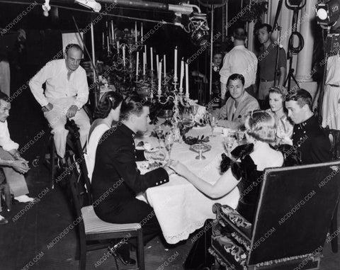 candid James Stewart Robert Young Tom Brown Navy Blue & Gold 1161-26