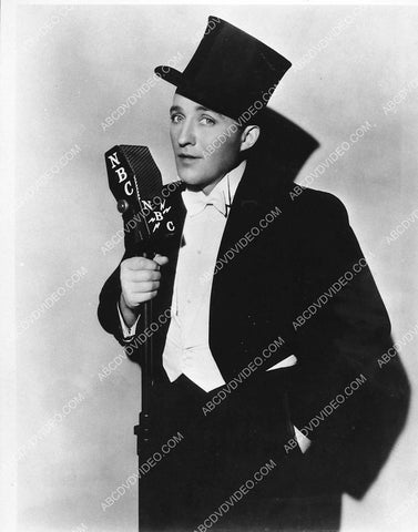 Bing Crosby in top hat and tails at the NBC microphone 1171-28