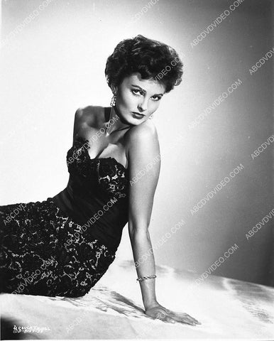 beautiful Ursula Thiess in strapless gown 1171-33