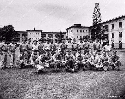 Frank Sinatra Burt Lancaster & cast candid From Here to Eternity 1189-36