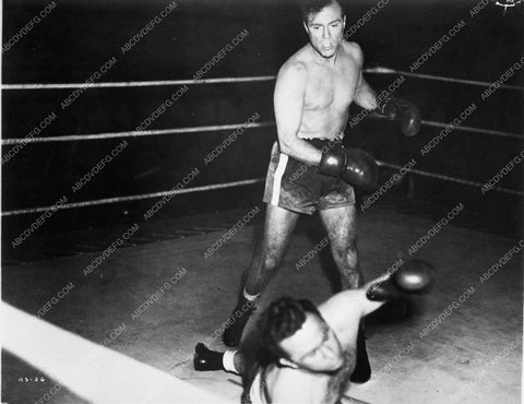 shirtless Don Red Barry boxing film Ringside 1197-03