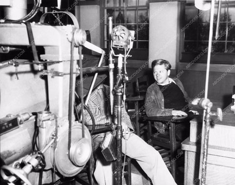 candid Mickey Rooney behind the scenes The Human Comedy 1197-32