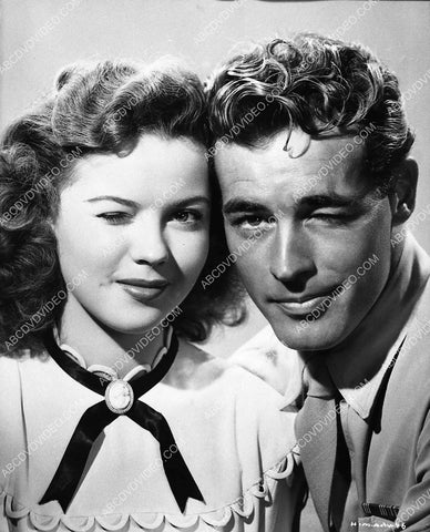 Shirley Temple Guy Madison winking at you film Honeymoon 1206-22