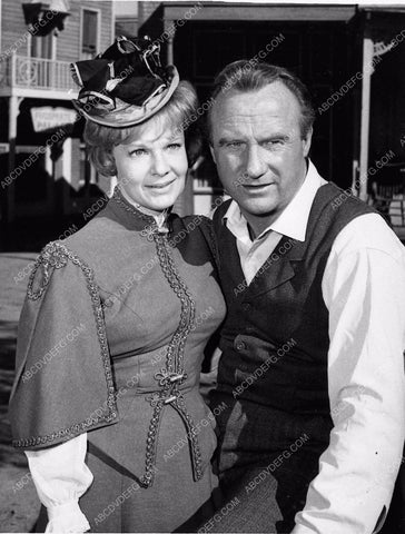 Jack Warden Adrienne Ellis TV western show The Virginian 1213-12