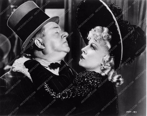 classic shot of W.C. Fields & Mae West from My Little Chickadee 1220-09