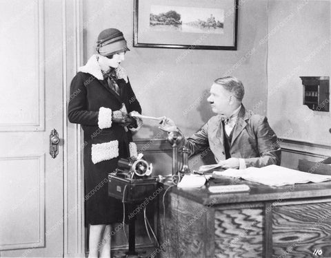 W.C. Fields silent film scene Running Wild candlestick telephone 1220-11