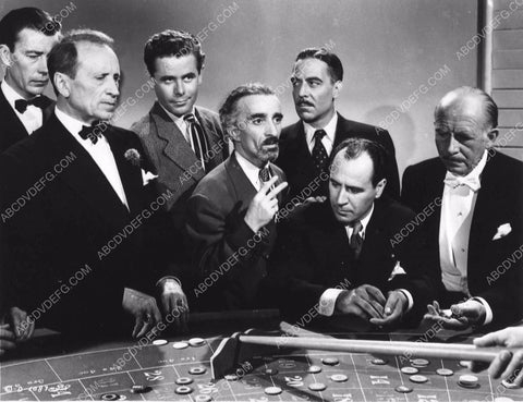 Glenn Ford Rita Hayworth Joseph Calleia at the roulette table classic film Gilda 1248-29