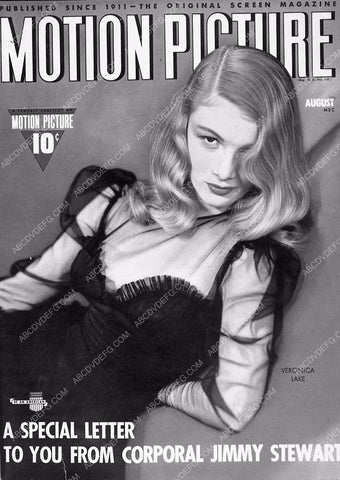 Veronica Lake Motion Picture magazine cover 1287-18